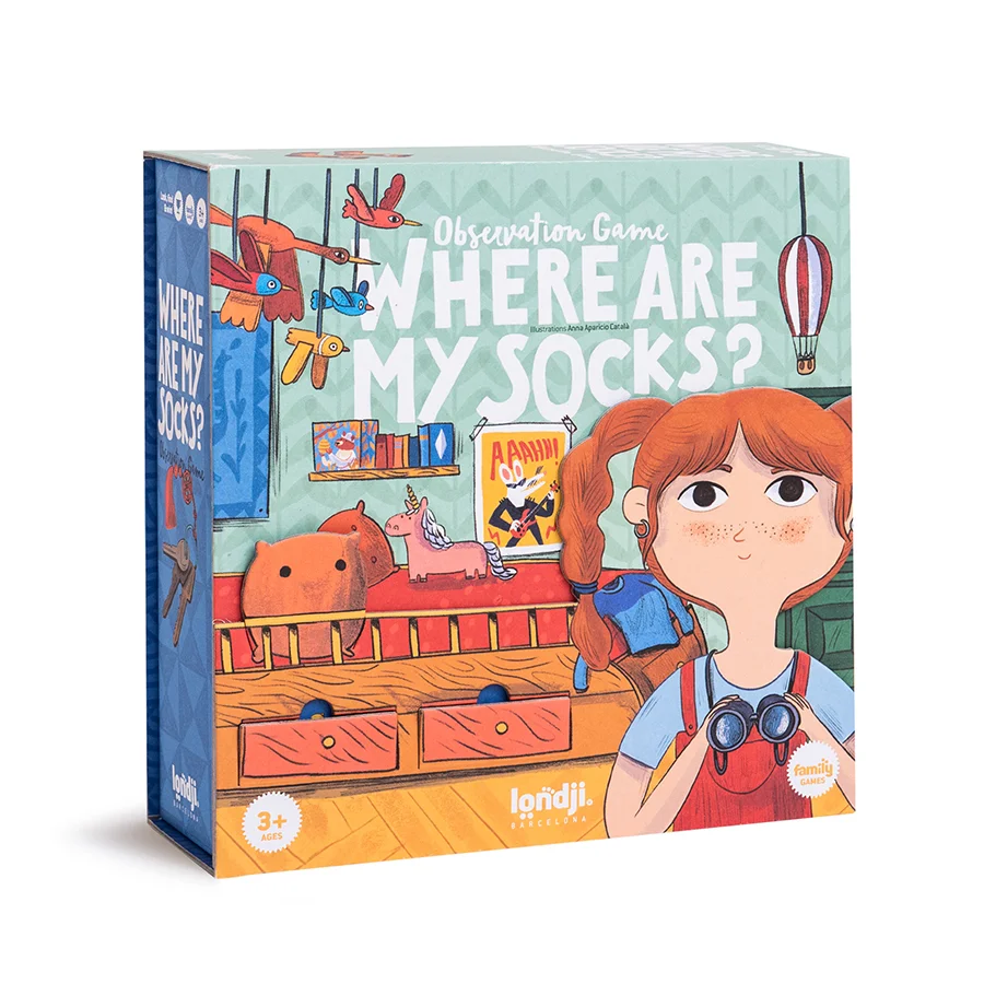 Φωτογραφία προϊόντος: Londji Where Are My Socks - Επιτραπέζιο παρατηρητικότητας για 2-5 παίκτες 3+ ετών