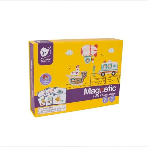 Φωτογραφία προϊόντος: Classic World Magnetic Traffic +amp; Transportation – Μαγνητικό Παιχνίδι Μέσα Μεταφοράς