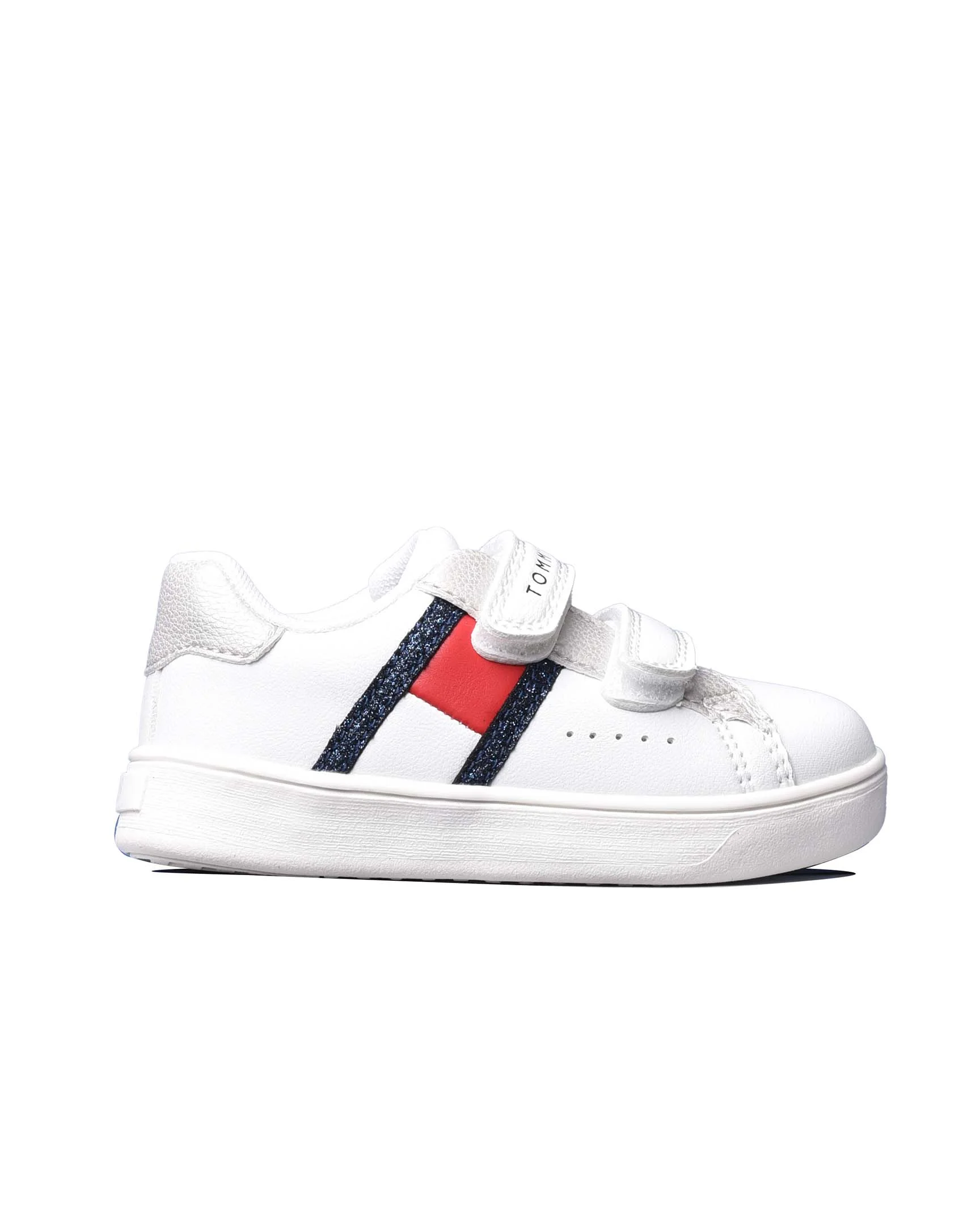 Φωτογραφία προϊόντος: Παιδικά Παπούτσια Tommy Hilfiger Flag Low Cut Velcro T1A9-33190-1439X025 Ασπρο