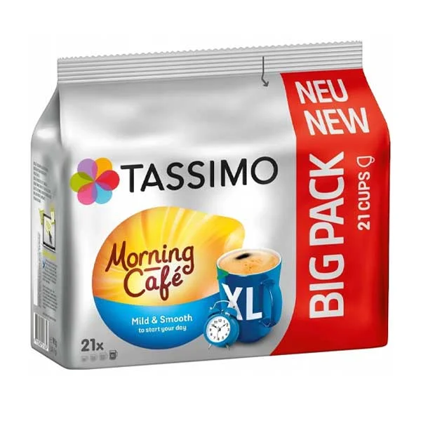 Φωτογραφία προϊόντος: Tassimo Morning Café Mild XL 21 τμχ
