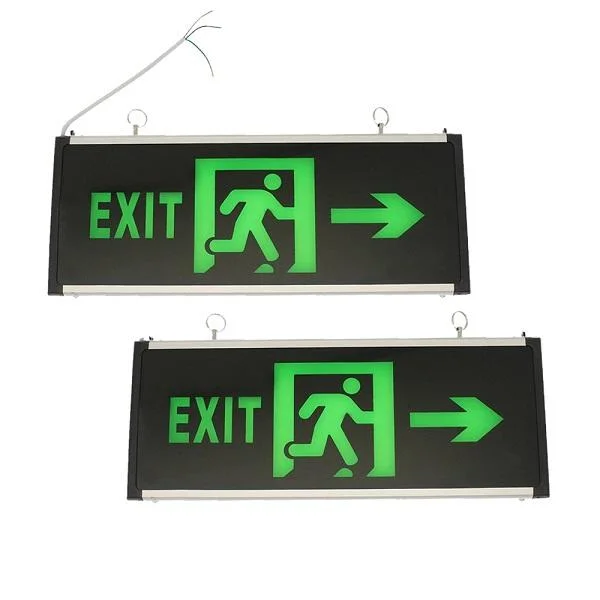 Φωτογραφία προϊόντος: OEM Exit Πινακίδα LED με Κίνηση Μονής Όψης 2τμχ 35x16cm