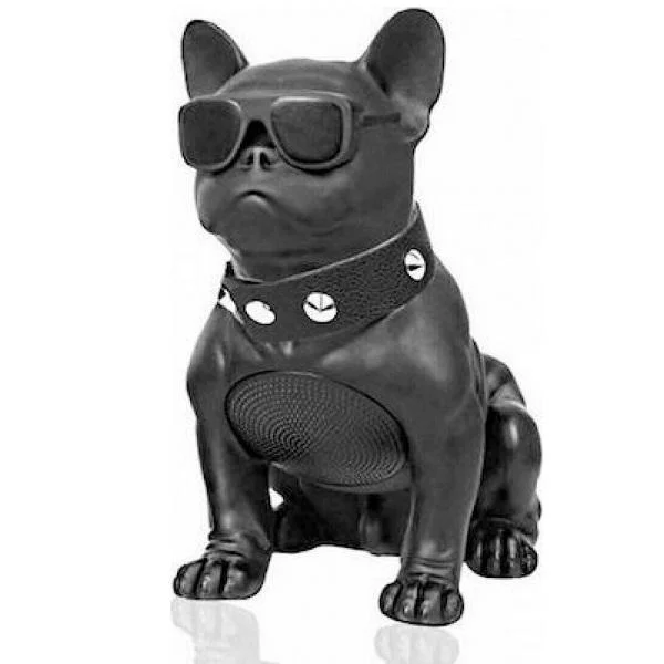 Φωτογραφία προϊόντος: OEM H-M10 Bulldog Head Rotatable Ηχείο Bluetooth 5W με 6 ώρες Λειτουργίας Black