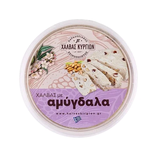 Φωτογραφία προϊόντος: Χαλβάς Κυργίων με αμύγδαλα 450gr