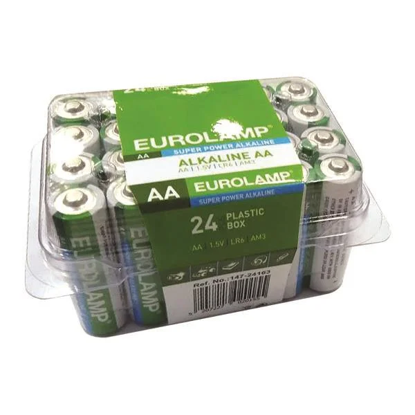 Φωτογραφία προϊόντος: EUROLAMP Μπαταρία αλκαλική 1,5 V ΑΑ LR6 24τμχ 147-24163 979