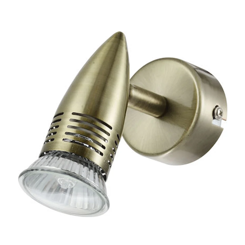 Φωτογραφία προϊόντος: ELECTROFORMA Σποτ τοίχου 1*GU10 230V Ammos AP1 Bronze 08596 SOLLO