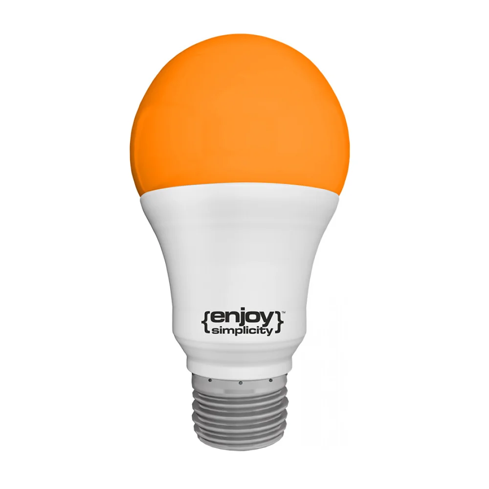 Φωτογραφία προϊόντος: ENJOY Elvhx Λάμπα LED για Ντουί E27 και Σχήμα A60 Πορτοκαλί 540lm