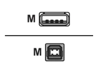 Φωτογραφία προϊόντος: Kabel USB 2.0 1.8m Stecker A/Stecker B black