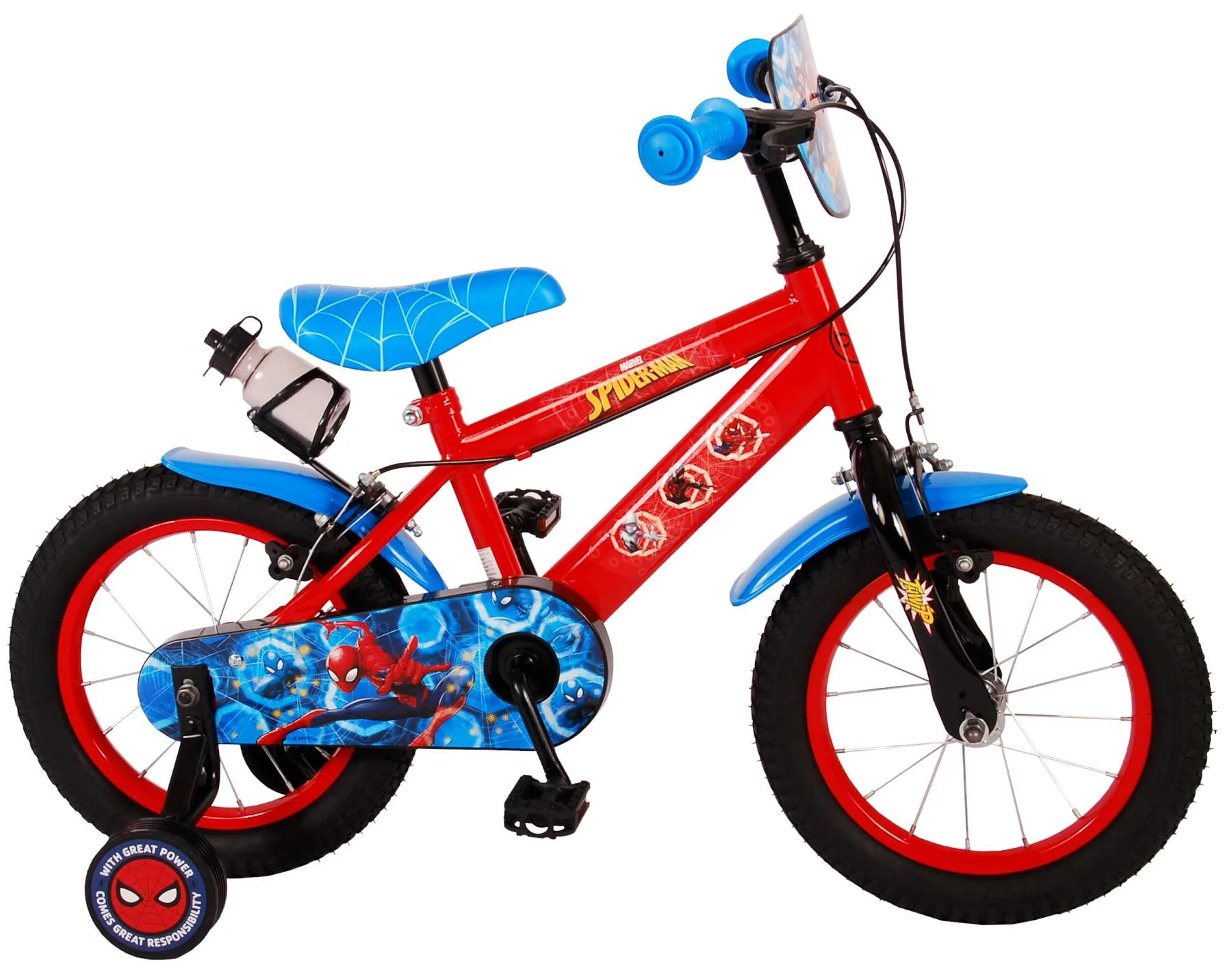 Φωτογραφία προϊόντος: Spider-Man Children s bike - 14" - Red/Blue - 21454-CH-IT