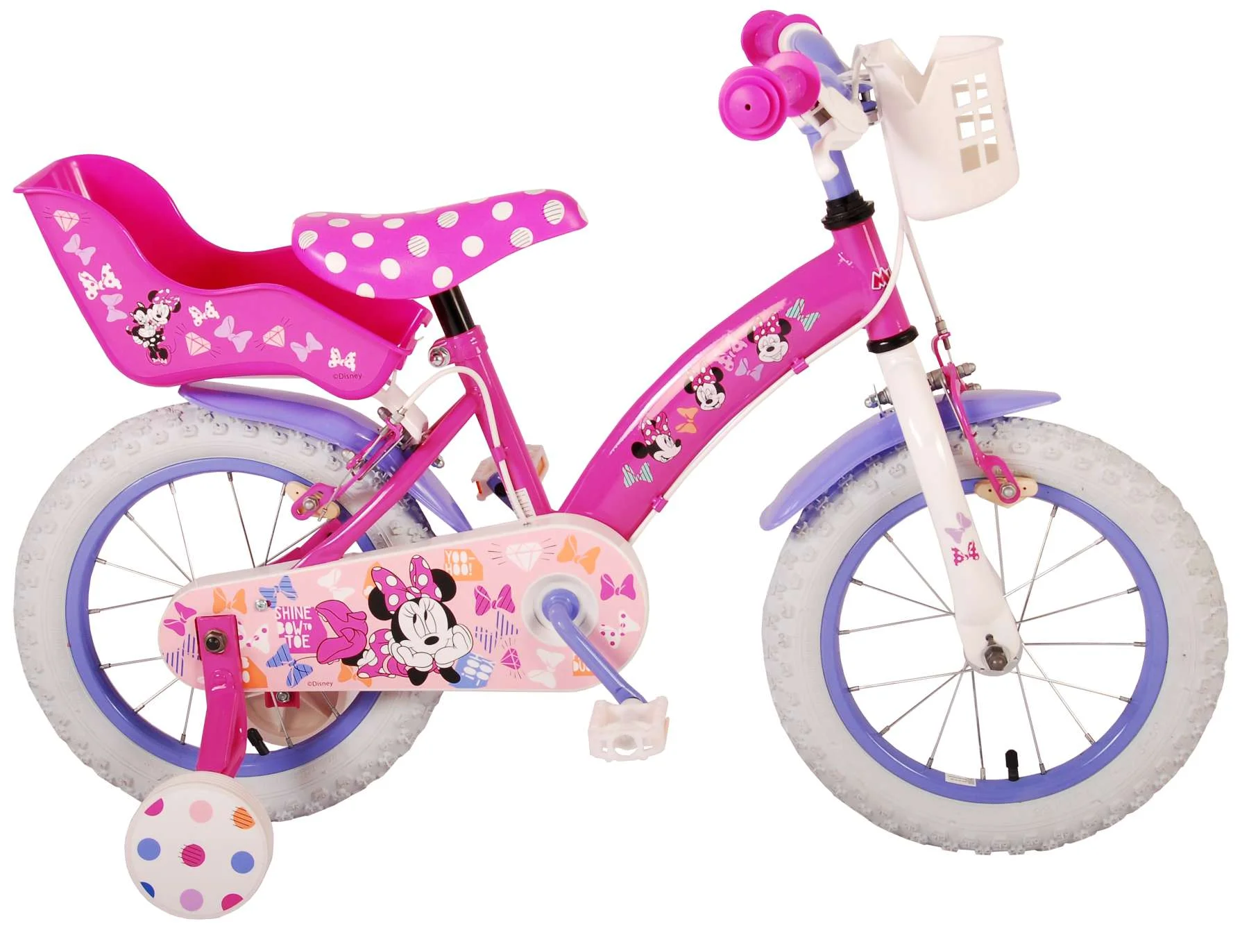 Φωτογραφία προϊόντος: Ποδήλατο Disney Minnie Cutest Ever! 14" - Pink - 21436-CH-IT