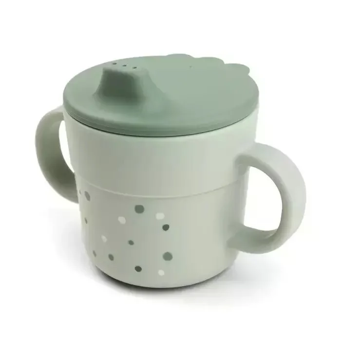 Φωτογραφία προϊόντος: Done By Deer ΚΟΥΠΑ ΜΕ ΣΤΟΜΙΟ 2in1 happy dots Green 215 ml