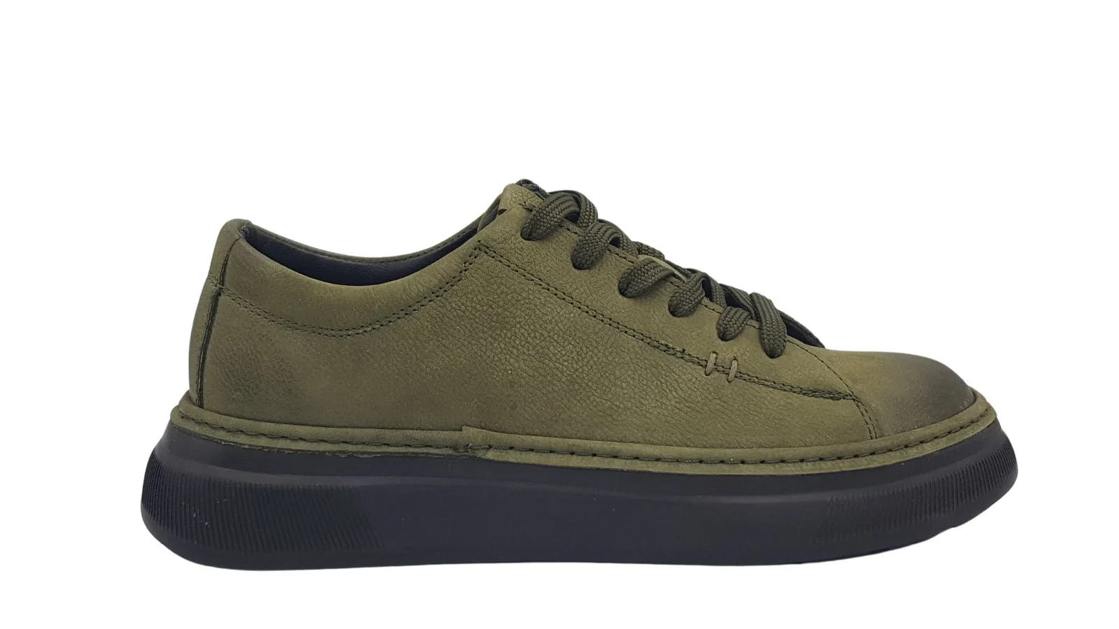 Φωτογραφία προϊόντος: Leder Shoes Ανδρικά Δερμάτινα Sneakers - 2024E - Λαδί