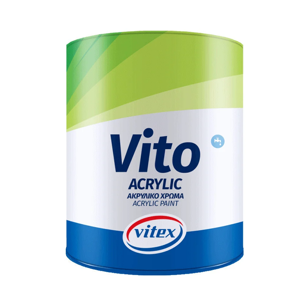 Φωτογραφία προϊόντος: Vitex Vito Acrylic Ακρυλικό Χρώμα Λευκό 3L
