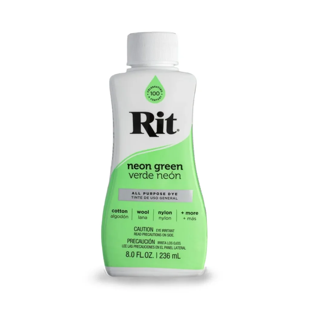 Φωτογραφία προϊόντος: RIT DYE Liquid All-Purpose Βαφή Υφασμάτων – Neon Green 236ml