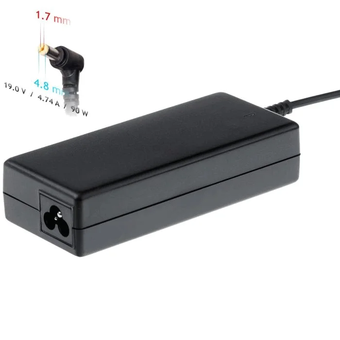 Φωτογραφία προϊόντος: Τροφοδοτικό Laptop Akyga AK-ND-08 19V / 4.74A 90W 4.8 x 1.7mm Συμβατό με HP 1.2m