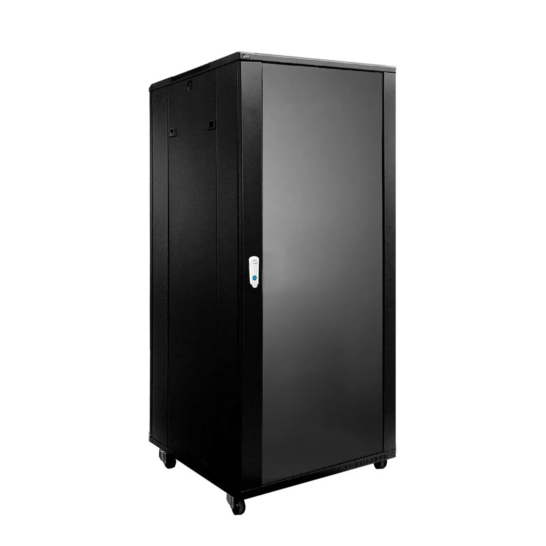 Φωτογραφία προϊόντος: Caymon SPR627 - Μεταλλικό rack 27U τροχήλατο, με γυάλινη πόρτα και κλειδαριές