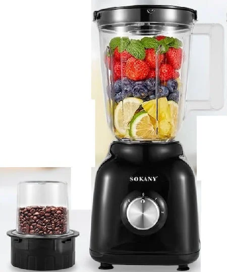 Φωτογραφία προϊόντος: Sokany SK-168 Μπλέντερ για Smoothies 1.5lt 500W Μαύρο