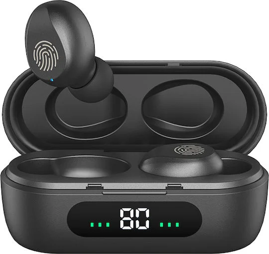 Φωτογραφία προϊόντος: Remax TWS-41 In-ear Bluetooth Handsfree Ακουστικά με Θήκη Φόρτισης Μαύρα Παρά