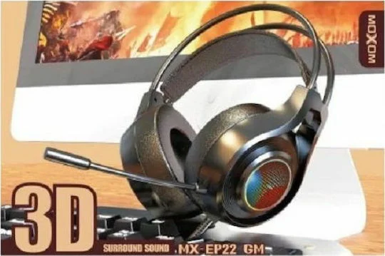 Φωτογραφία προϊόντος: Moxom MX-EP22 Over Ear Gaming Headset με σύνδεση USB / 3.5mm