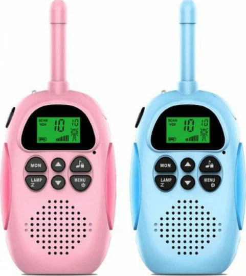 Φωτογραφία προϊόντος: Παιδικά Ασύρματα Walkie Talkie με Φακό LED Σετ 2 S-610