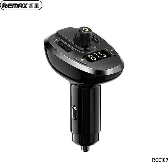 Φωτογραφία προϊόντος: Remax FM Transmitter Αυτοκινήτου RCC109 με USB / MicroSD / Bluetooth