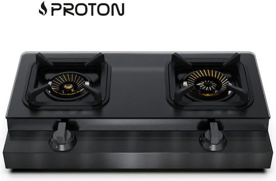 Φωτογραφία προϊόντος: Επιτραπέζια εστία PROTON δυο θέσεων G207+