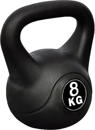 Φωτογραφία προϊόντος: Kettlebell από PVC 8kg 25566-33 Μαύρο