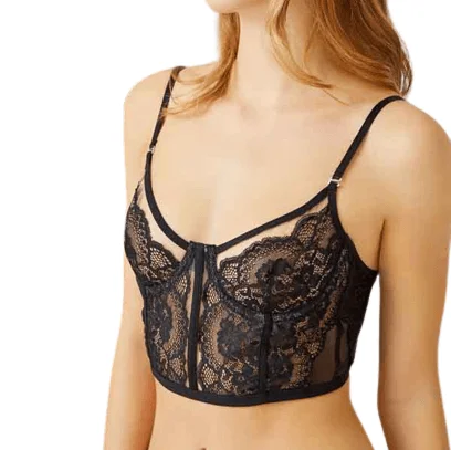 Φωτογραφία προϊόντος: Bralette με διαφάνεια μαύρο