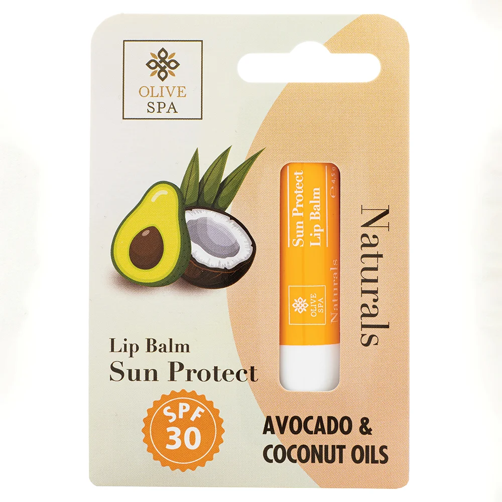 Φωτογραφία προϊόντος: Olivespa Lip Balm Naturals με Καρύδα και Αβοκάντο SPF 30