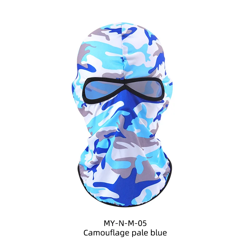 Φωτογραφία προϊόντος: Ghetto Helmet Liner Balaclava Camouflage 2 Hole Unisex Blue