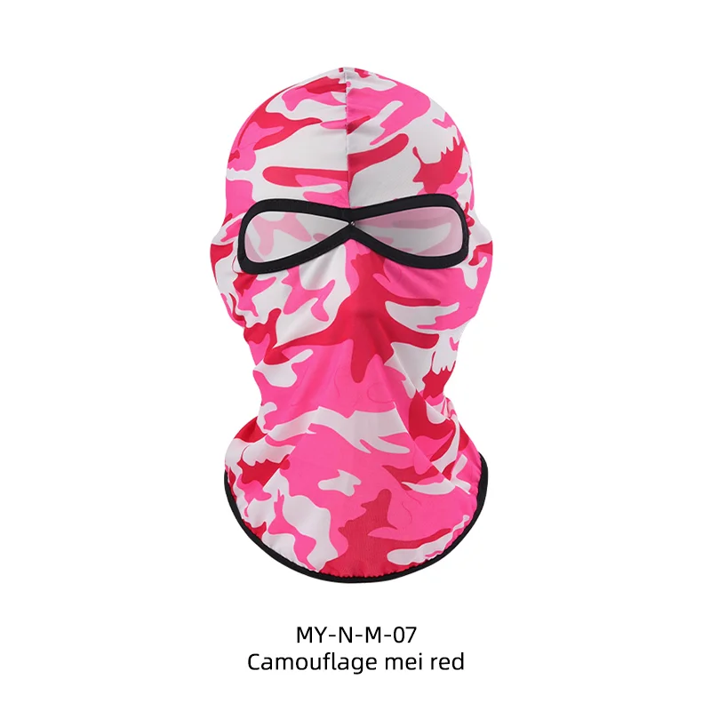 Φωτογραφία προϊόντος: Ghetto Helmet Liner Balaclava Camouflage 2 Hole Unisex Red