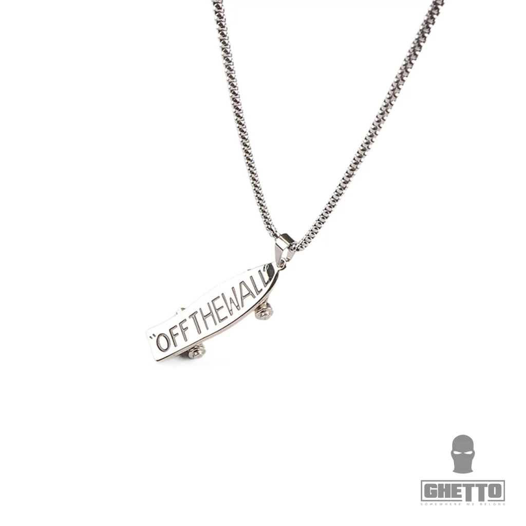 Φωτογραφία προϊόντος: Ghetto Skateboard Pendant Hip Hop Necklace