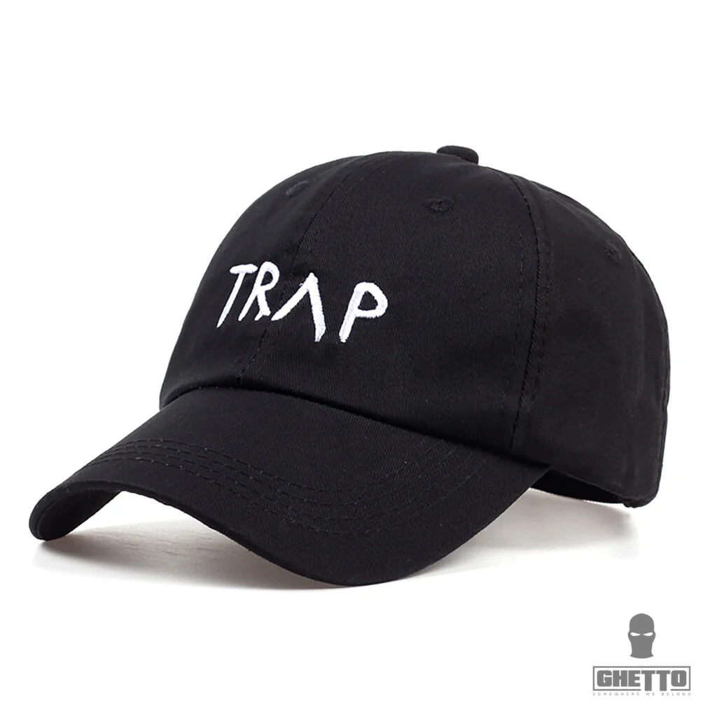 Φωτογραφία προϊόντος: Ghetto Cap Trap Music 6-Panel Black