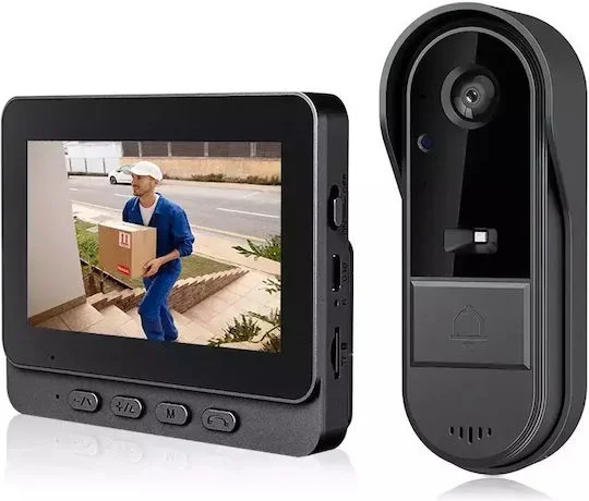 Φωτογραφία προϊόντος: Wireless Video Doorbell, Two-Way Intercom, Night Vision, No SD Card