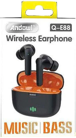 Φωτογραφία προϊόντος: Andowl Q-E88 In-ear Bluetooth Handsfree Ακουστικά με Θήκη Φόρτισης Μαύρα