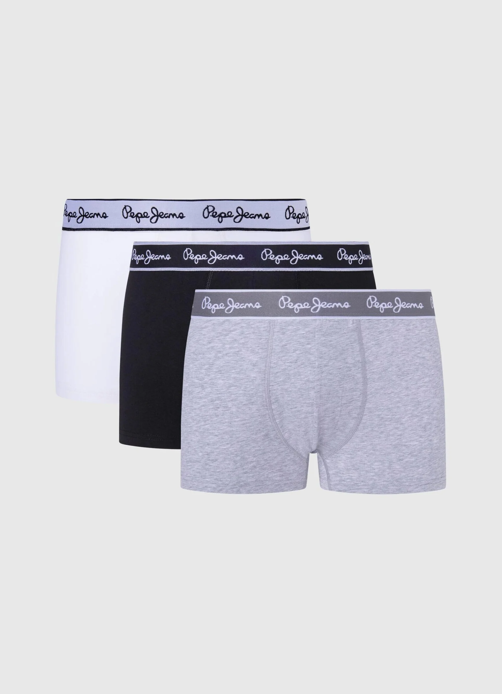 Φωτογραφία προϊόντος: Pepe Jeans 3Pack Strechy Cotton Boxers PMU10975-933 Τρίχρωμο