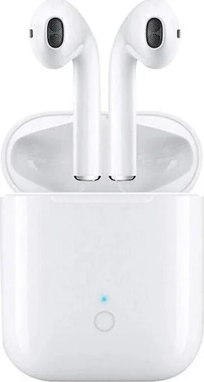 Φωτογραφία προϊόντος: i15 Earbud Bluetooth Handsfree Ακουστικά με Θήκη Φόρτισης Λευκά
