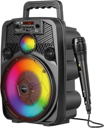 Φωτογραφία προϊόντος: Moxom Σύστημα Karaoke με Ενσύρματo Μικρόφωνo MX-SK42 σε Μαύρο Χρώμα