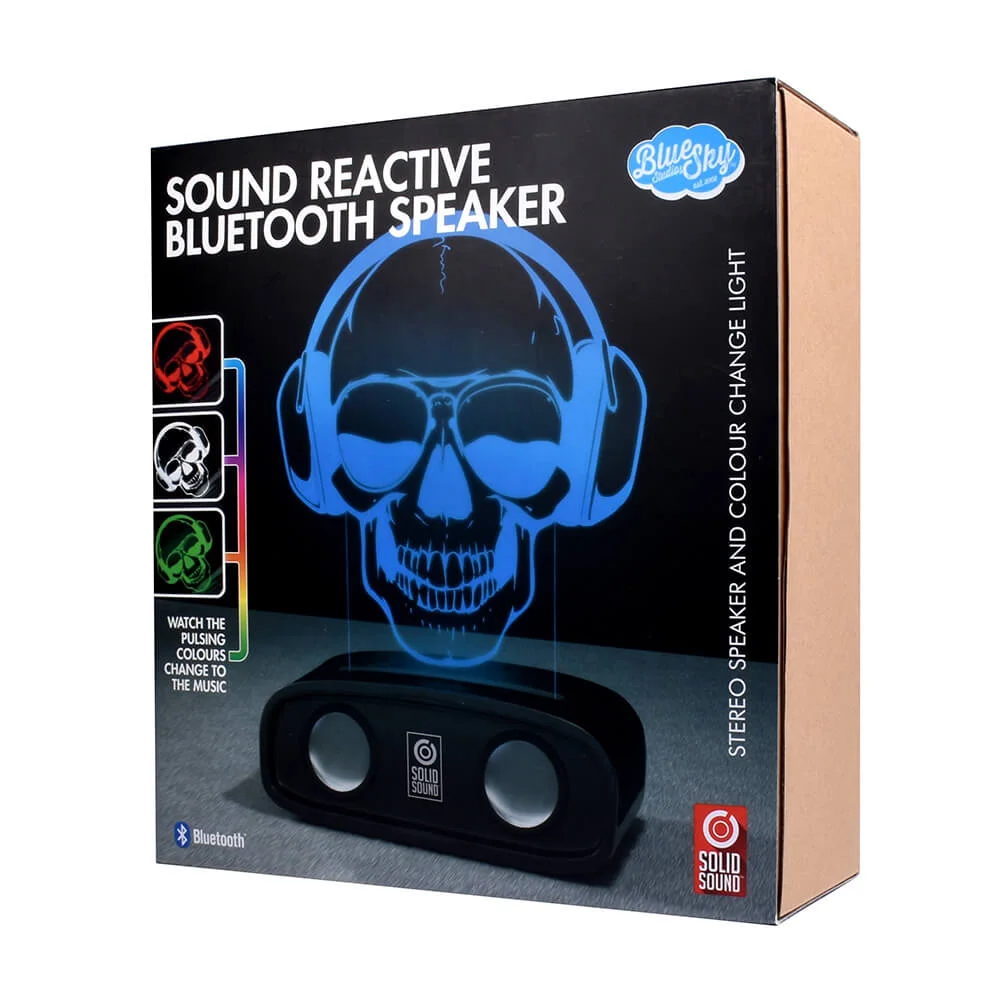 Φωτογραφία προϊόντος: Blue Sky Sound Reactive Bluetooth Speaker – SKULL