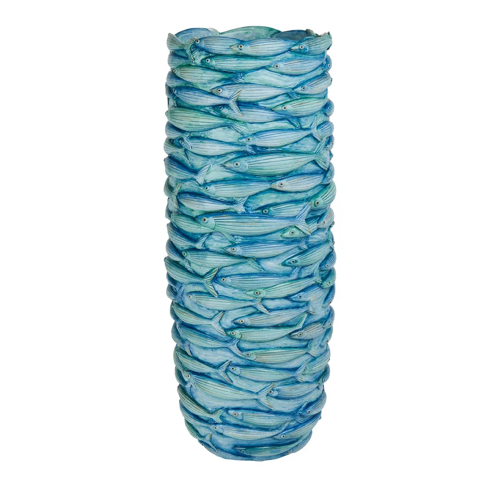 Φωτογραφία προϊόντος: OCEAN ΒΑΖΟ 29x28x73cm POLYRESIN ΜΠΛΕ