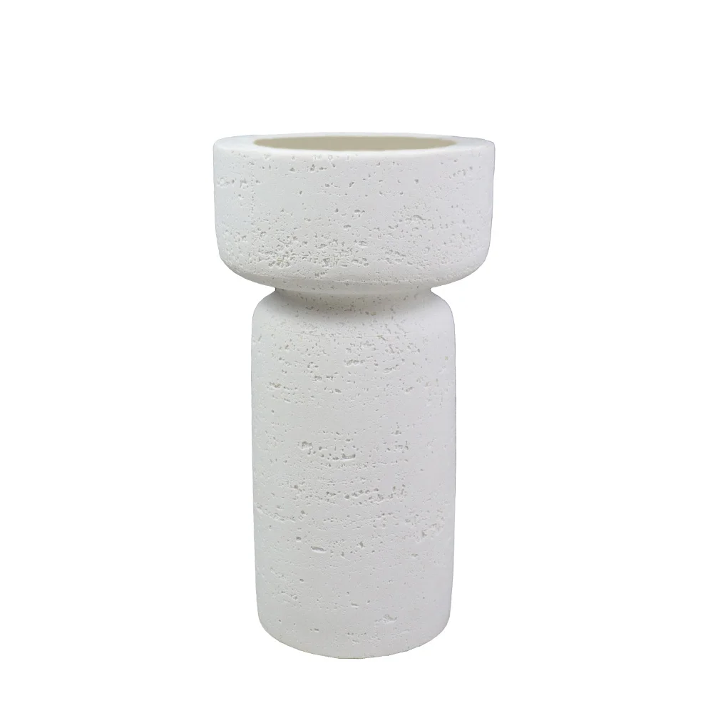 Φωτογραφία προϊόντος: INGER ΚΗΡΟΠΗΓΙΟ 11x11x21cm POLYRESIN ΛΕΥΚΟ