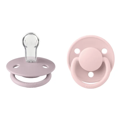 Φωτογραφία προϊόντος: BIBS ΠΙΠΙΛΕΣ DE LUX 2PACK. SILICONE DUSTY BLOSSOM/DUSKY LILAC ONE SIZE