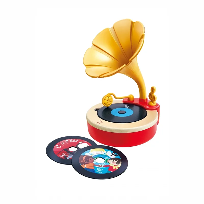 Φωτογραφία προϊόντος: Hape Early Melodies Ξύλινος Φωνογράφος Tune Time (E0641K)