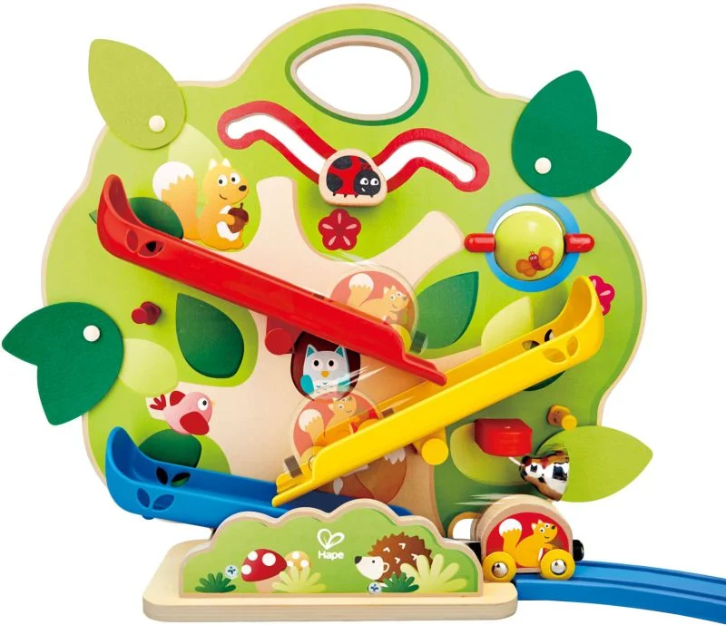 Φωτογραφία προϊόντος: Hape Railway Ξύλινο Nutty Squirrel Toddler Τρενάκι Set (E3821A)