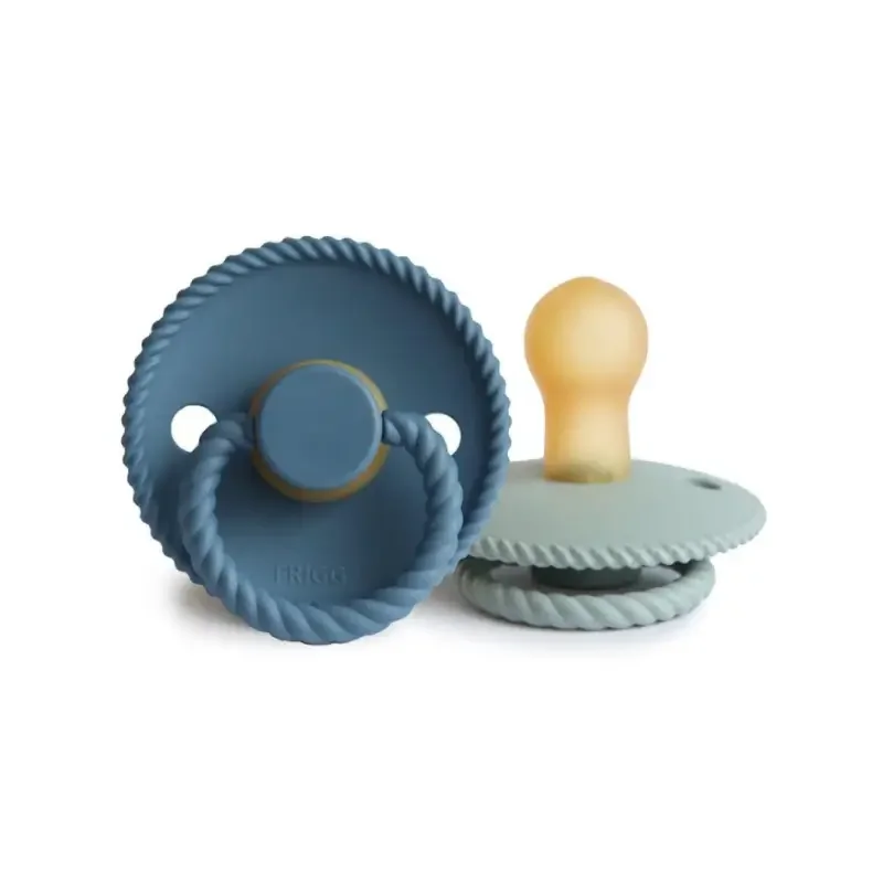 Φωτογραφία προϊόντος: FRIGG Σετ 2 Πιπίλες Latex Rope Ocean View/Sage 0-6 Μηνών