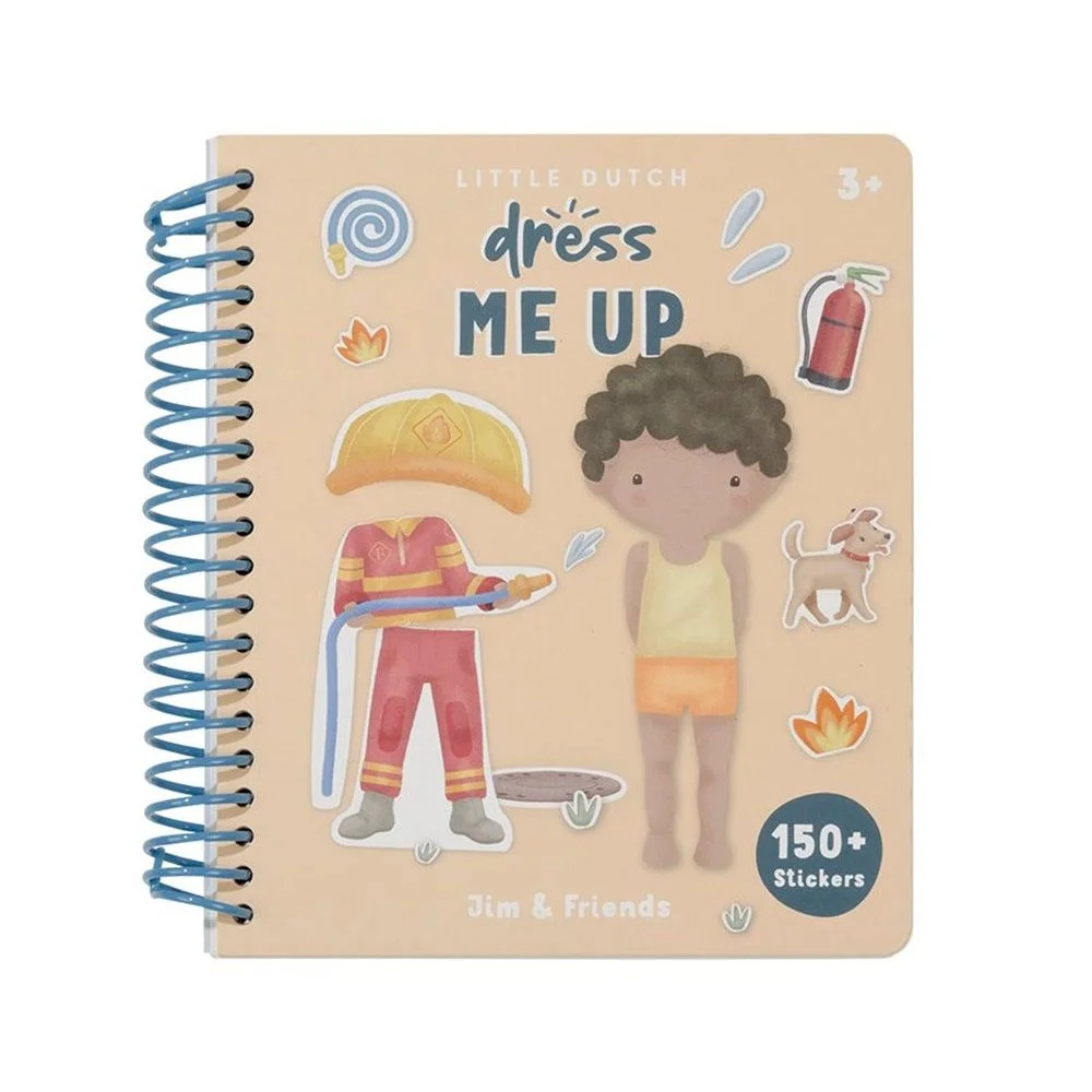 Φωτογραφία προϊόντος: LITTLE DUTCH. Βιβλιαράκι Dress me up Jim + Friends