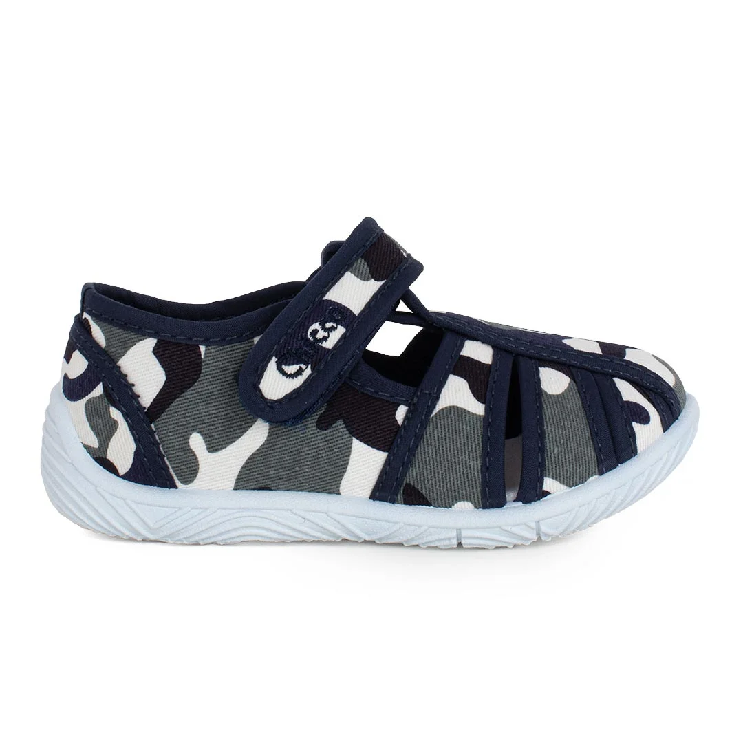 Φωτογραφία προϊόντος: Chicco Sandal Tullio 57428-810 Παιδικό παντοφλάκι για αγόρι σε ύφασμα BluBlue