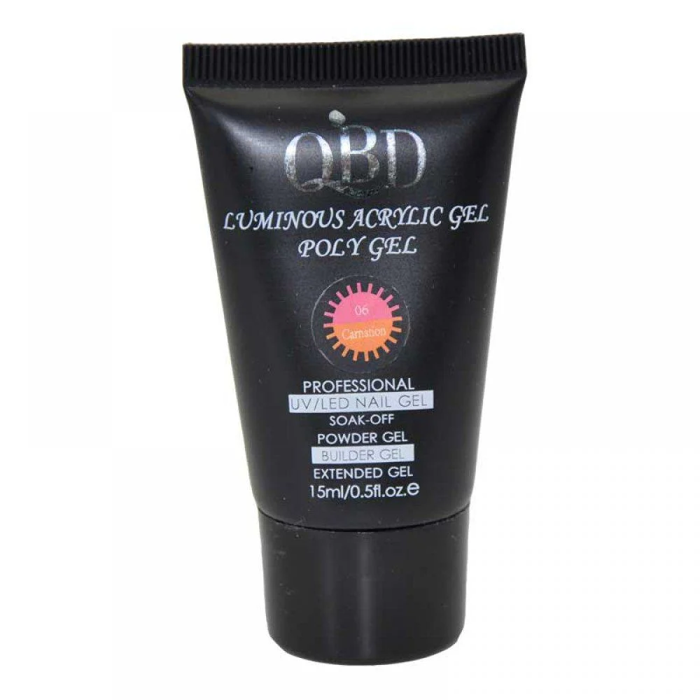 Φωτογραφία προϊόντος: QBD LUMINUS ACRYLIC GEL POLY GEL CAMATION 06
