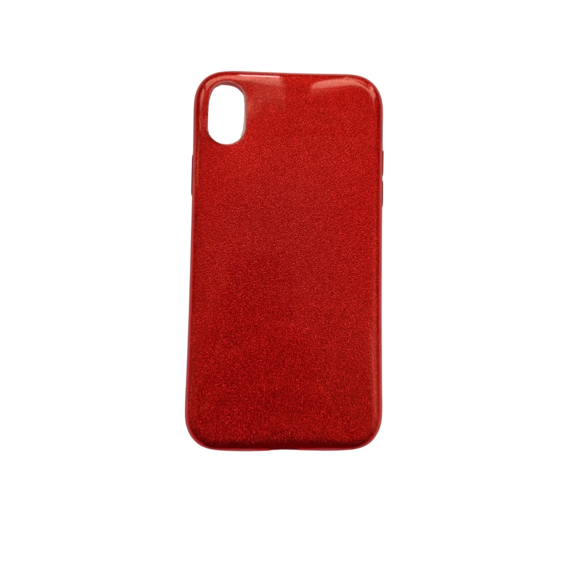 Φωτογραφία προϊόντος: Iphone XR Θήκη Σιλικόνης Κόκκινη με Στρας