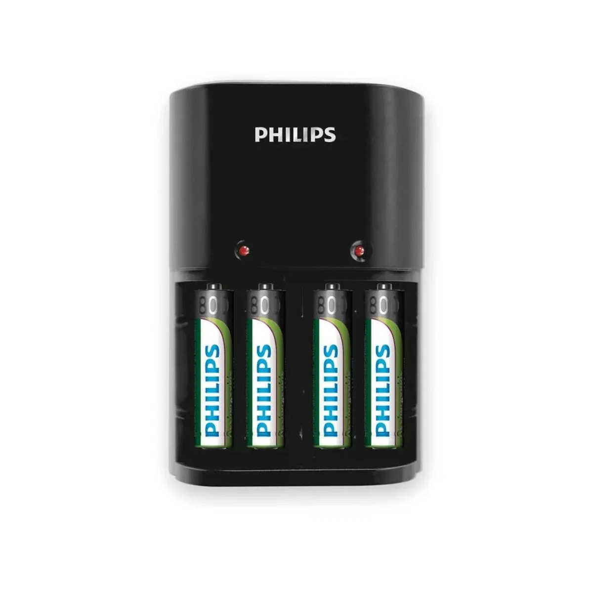 Φωτογραφία προϊόντος: PHILIPS φορτιστής μπαταριών AA + AΑΑ NiMH με 4x AAA Μαύρος