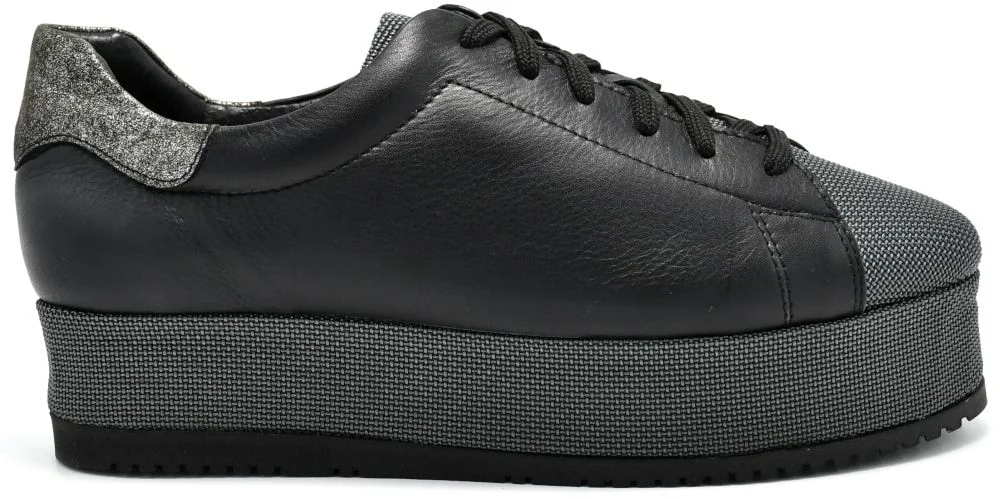Φωτογραφία προϊόντος: Casual Παπούτσια Chaniotakis 242 BLACK σε μαύρο φυσικό δέρμα υψηλής ποιότητας με κορδόνια